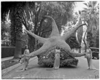 "Star of the Sea" float in the Tournament of Roses Parade, Pasadena, 1938