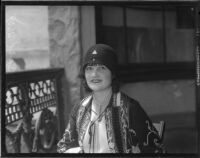 Close-up photograph of Mrs. Marie Earl, 1920s