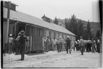 Boys taking part in a free summer camp organized by Los Angeles Sheriff Eugene Biscailuz. Circa July 1937