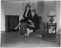 Mrs. Arch Murdock and Mrs. George A. Dudley, Los Angeles, 1940