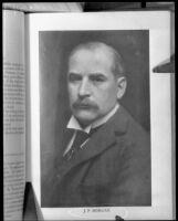 John Pierpont Morgan, book plate, circa 1885 photograph