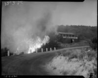 Fire in Malibu, 1936