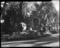 Will Rogers commemorative float at the Tournament of Roses Parade, Pasadena, 1936