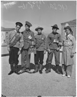 UCLA members of the "Veterans of Future Wars," a satirical college group begun at Princeton. April 7, 1936