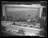 Los Angeles County exhibition booth at the Los Angeles County Fair in Pomona, Calif., 1950