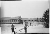 Boys taking part in a free summer camp organized by Los Angeles Sheriff Eugene Biscailuz. Circa July 1937