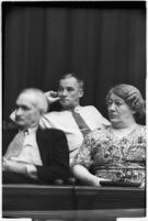 Jury for the trial of Albert Dyer, confessed murderer of three Inglewood girls, Los Angeles, August 1937