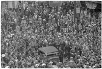 Crowds gathered for the Mystic Shrine's Durbar festival, Los Angeles, 1937