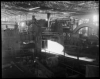 Machinery in a Columbia Steel Company plant, Torrance