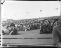 Spectators at Los Angeles Memorial Coliseum, circa 1935