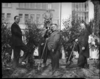 Tree planting ceremony honoring Beethoven's Ninth Symphony, April 20th, 1934