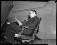 Supervisor John Anson Ford at the Hall of Records, circa 1935