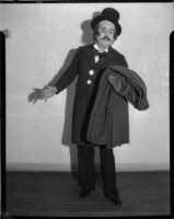 Performer posing for La Boheme at the Shrine Auditorium, Los Angeles, 1935