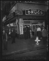 Street scene in Little Tokyo, Los Angeles, 1941