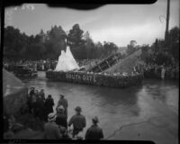 "Titanic" float in the Tournament of Roses Parade, Pasadena, 1934