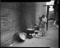 Slum sought out during SERA housing study, Los Angeles, 1934