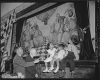 Four Families Association building in Chinatown, Los Angeles (Calif.)