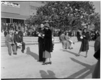 Spectators on Derby Day at Santa Anita, February 22, 1937