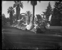 Long Beach parade float for Tournament of Roses Parade, Pasadena, 1937