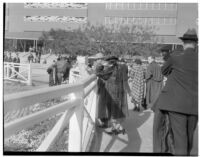 Spectators on Derby Day at Santa Anita, February 22, 1937