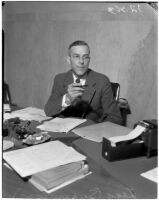 Herbert C. Legg, chairman of the Los Angeles County Board of Commissioners from 1934-1938