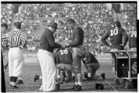 Santa Clara Broncos, during a game against the Loyola Lions, 1937