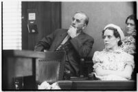 Jurors for the murder trial of Albert Dyer in court, Los Angeles, 1937