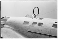 Close-up view of Tupolev ANT-25 aircraft flown from Moscow to San Jacinto, breaking the world record for long-distance flight, 1937