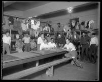 23 male inmates in the Lincoln Heights Jail, Los Angeles, circa 1925