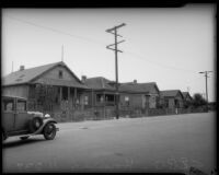 Slum sought out during a SERA housing study, Los Angeles, 1934