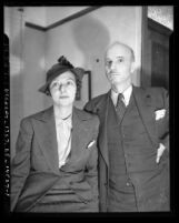 Portrait of artist and activist Rockwell Kent with his first wife Frances Lee Kent, circa 1937