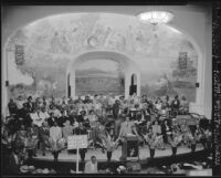 Roy Wilkins speaks at an NAACP convention, Los Angeles (Calif.)