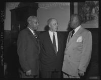 Ashley L. Totten, George Meany, and Randolph A. Philip