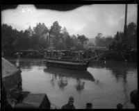 "Old Ironsides" float in the Tournament of Roses Parade, Pasadena, 1934"Old Ironsides" float in the Tournament of Roses Parade, Pasadena, 1934