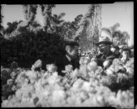 James Allred interviewed at Tournament of Roses Parade, Pasadena, 1936