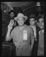 Mexican migrant worker, portrait