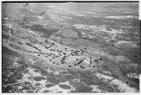 Aerial view from the Tupolev ANT-25 flown from Moscow to San Jacinto, CA, breaking the world long-distance flight record. July 14, 1937