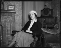 Policewoman Jean Peirce, Los Angeles, circa December 1935