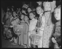 Moon festival lantern parade in Chinatown, Los Angeles (Calif.)