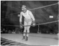 Ceferino Garcia, champion boxer from the Philippines, Los Angeles, circa 1938