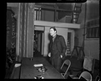 Labor organizer Bill Busick, best known for his role as leader of the aircraft sit-down strike, Los Angeles, 1937