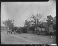 Street scene in Chavez Ravine, Los Angeles, 1950