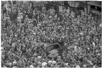 Crowds gathered for the Mystic Shrine's Durbar festival, Los Angeles, 1937