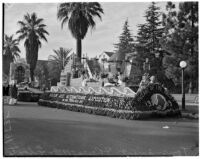 "Pageant of the Pacific" float in the Tournament of Roses Parade, Pasadena, 1938