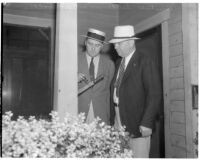 Detective Lieutenant Leroy E. Sanderson and Captain Bert Wallis, Los Angeles, 1930s