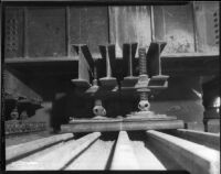 Construction inside Commercial Exchange Building, Downtown Los Angeles, 1935