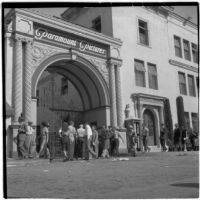 Strikers outside Paramount Pictures during the Conference of Studio Unions strike against all Hollywood studios, Los Angeles, October 19, 1945