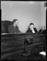 Radio Officer A.H. Hamilton testifying before Deputy Coroner Frank Monfort, October 1935