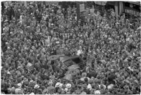 Crowds gathered for the Mystic Shrine's Durbar festival, Los Angeles, 1937