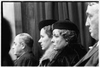 Mrs. Alice M. Wheatley and Mrs. Ruth L. Birkelund, jurors on the murder trial of Paul A. Wright, Los Angeles, 1938